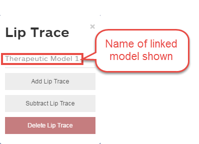 Design the Smile Line with the Lip Trace Line Tool